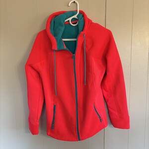 Swiss Tech Womens Large (12-14) Full Zip Fleece Lined Jacket Hoodie